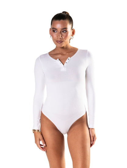 Body tipo tanga de manga larga sin costuras